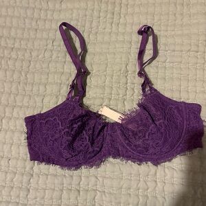 Victoria's Secret Purple Lace Bra